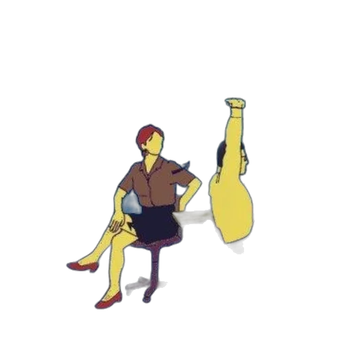 staff, umbrella, dress, bottle transparent PNG cut-out