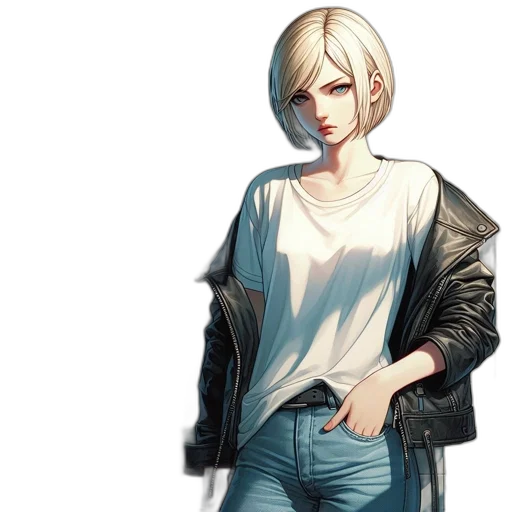 jacket, dress, staff, face transparent PNG cut-out