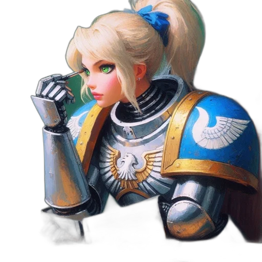 robot, weapon, sword, crown transparent PNG cut-out