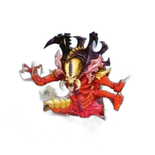 dragon, creature, mask, staff transparent PNG cut-out