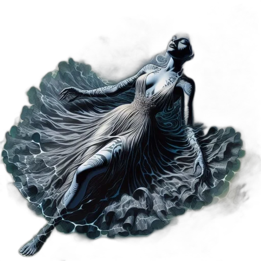 dress, jewelry, crown, dragon transparent PNG cut-out