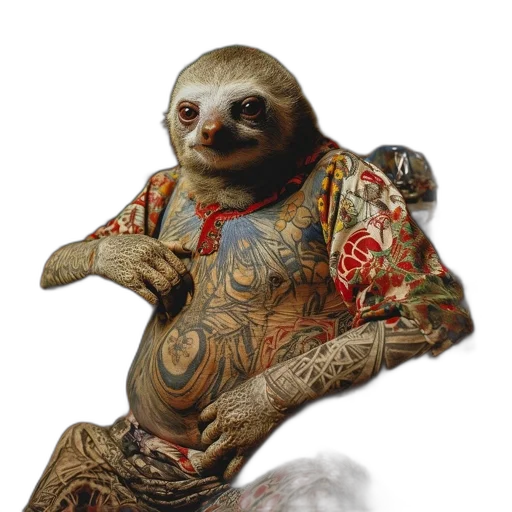 animal, creature, dress, staff transparent PNG cut-out