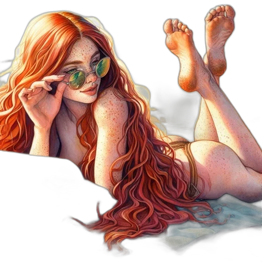 hair, dress, photorealistic, fantasy art transparent PNG cut-out
