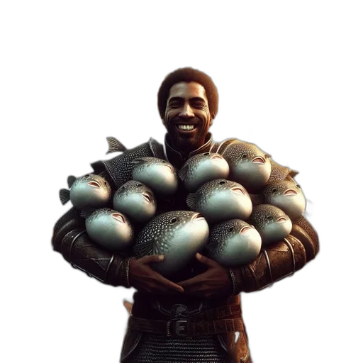 weapon, jacket, food, staff transparent PNG cut-out