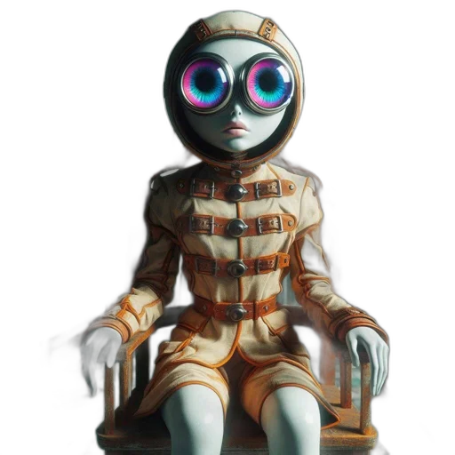 robot, mask, creature, face transparent PNG cut-out