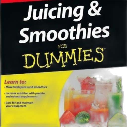 juicing, smoothies, dummies, book transparent PNG cut-out