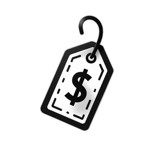 jewelry, stylized, black, white transparent PNG cut-out