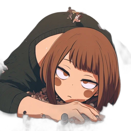 creature, staff, jacket, mask transparent PNG cut-out