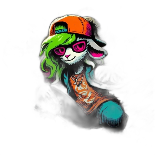 hat, jacket, mask, animal transparent PNG cut-out