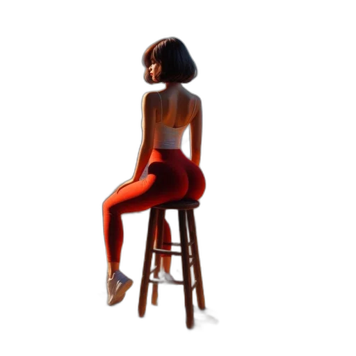 dress, furniture, hair, robot transparent PNG cut-out