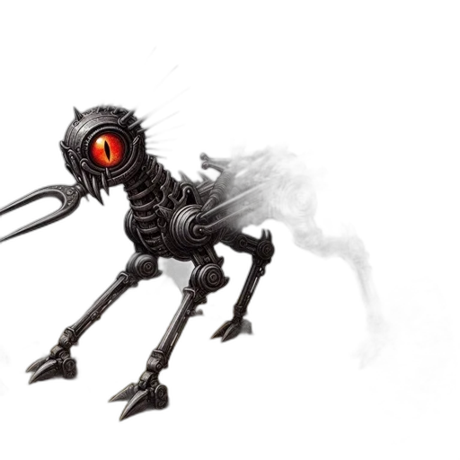 creature, robot, animal, dragon transparent PNG cut-out