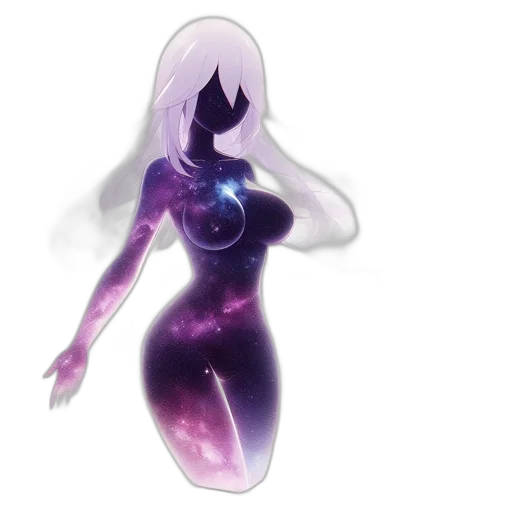 dress, robot, staff, creature transparent PNG cut-out