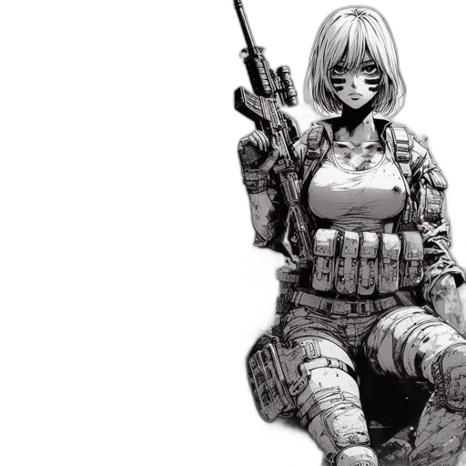 weapon, comic book art, concept art, anime transparent PNG cut-out