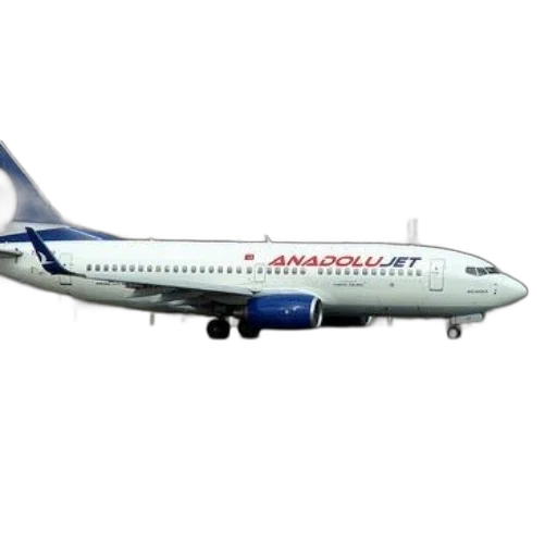 anadolujet, airplane, taxis, runway transparent PNG cut-out