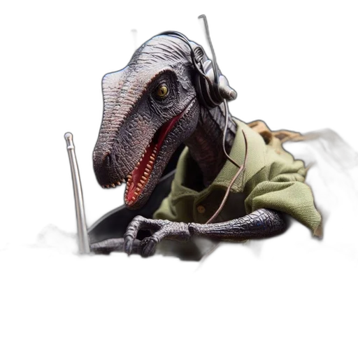 dragon, creature, staff, animal transparent PNG cut-out