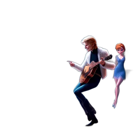 concept art, 3d render, cartoon, pixel art transparent PNG cut-out