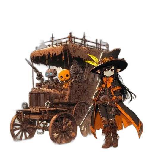 concept art, fantasy art, pixel art, cartoon transparent PNG cut-out