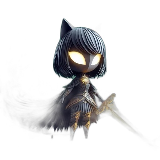 mask, staff, weapon, creature transparent PNG cut-out