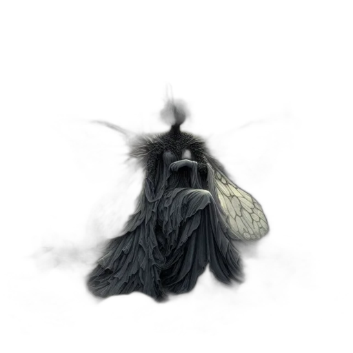 mask, hair, creature, dragon transparent PNG cut-out