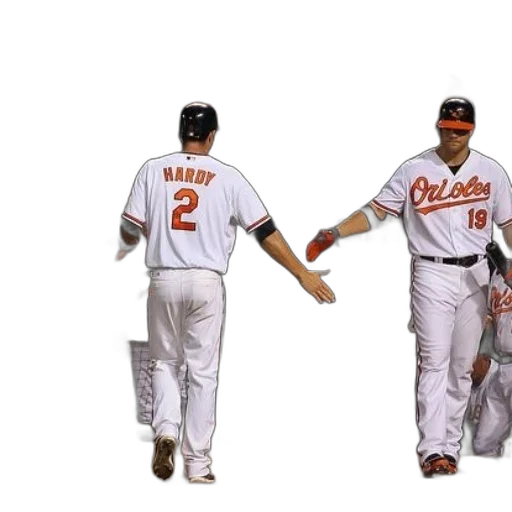 two, baseball, players, orioles transparent PNG cut-out