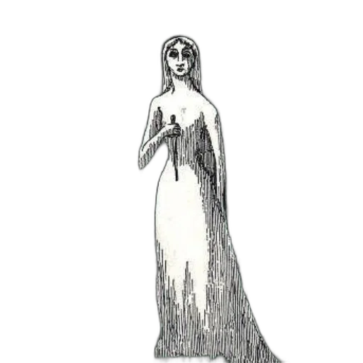 dress, staff, crown, creature transparent PNG cut-out