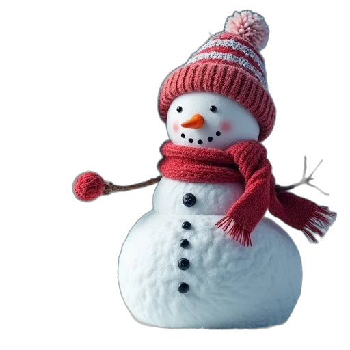 hat, 3d render, photorealistic, snow transparent PNG cut-out