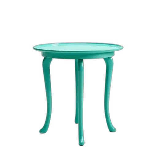 furniture, 3d render, green, blue transparent PNG cut-out