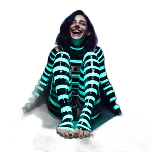 jacket, dress, creature, mask transparent PNG cut-out