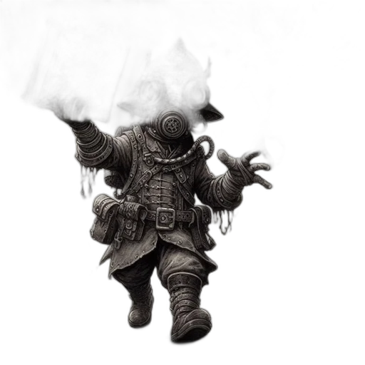 mask, creature, robot, weapon transparent PNG cut-out