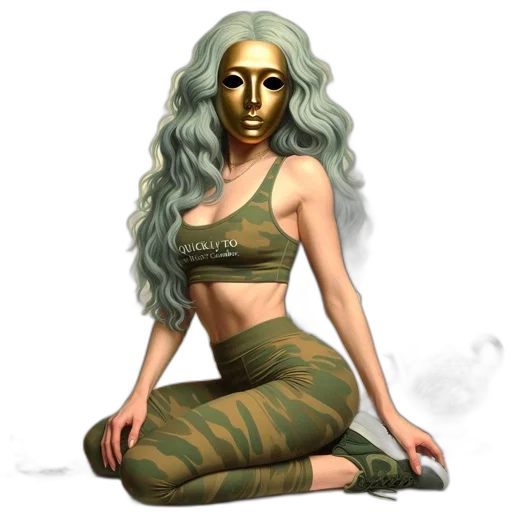 mask, fantasy art, concept art, pixel art transparent PNG cut-out