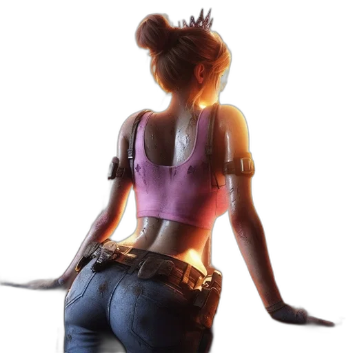 staff, weapon, jacket, concept art transparent PNG cut-out