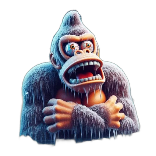 creature, animal, face, staff transparent PNG cut-out