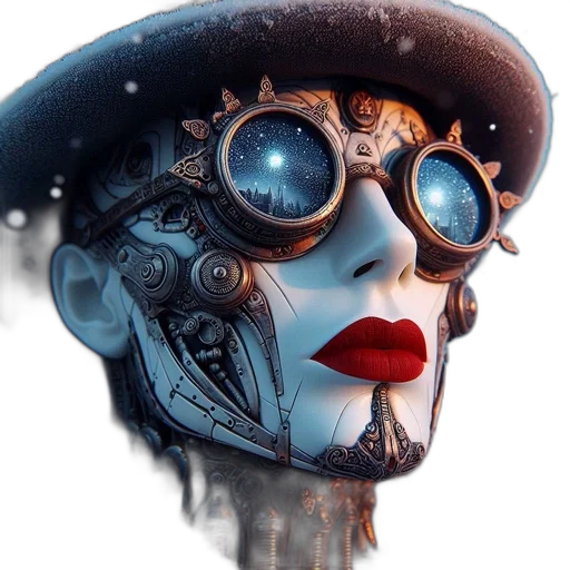 mask, robot, face, hat transparent PNG cut-out