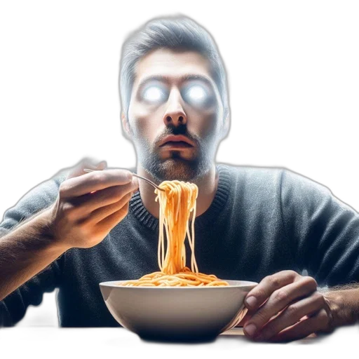 food, mask, face, hair transparent PNG cut-out