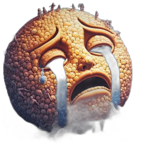 mask, face, concept art, photorealistic transparent PNG cut-out