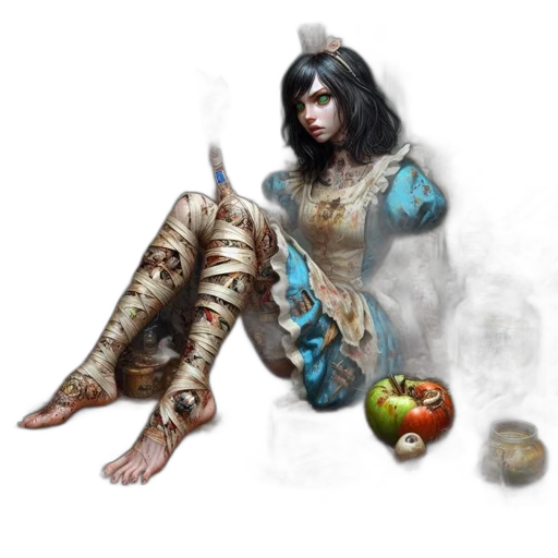 jewelry, staff, food, fantasy art transparent PNG cut-out