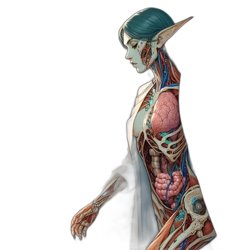 dress, concept art, fantasy art, watercolor transparent PNG cut-out