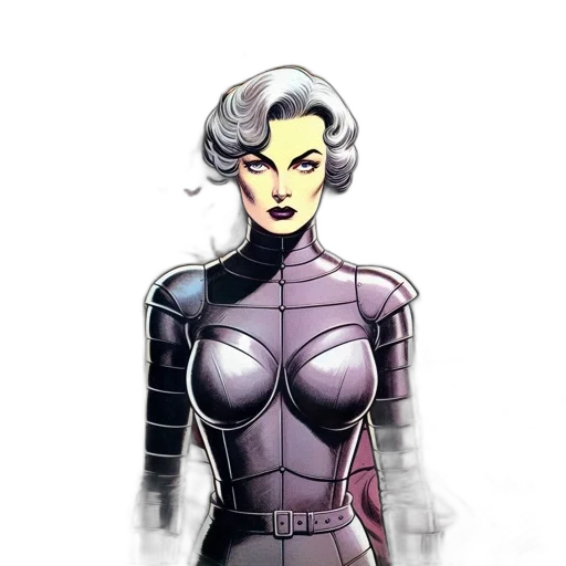 robot, comic book art, concept art, cartoon transparent PNG cut-out