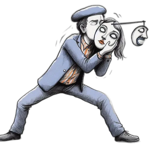 staff, mask, face, concept art transparent PNG cut-out