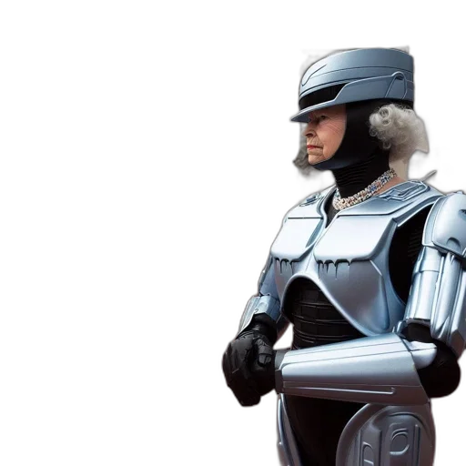 robot, concept art, 3d render, grand transparent PNG cut-out