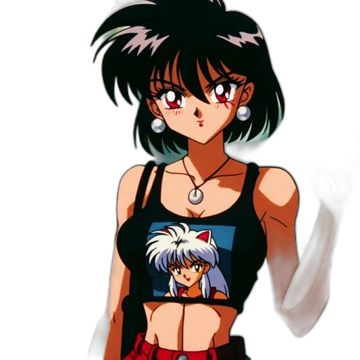 dress, weapon, jacket, anime transparent PNG cut-out