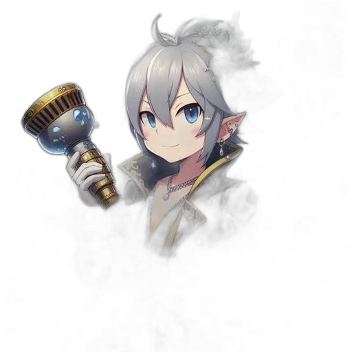 staff, weapon, sword, hair transparent PNG cut-out