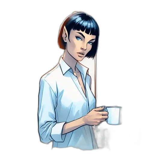staff, robot, face, concept art transparent PNG cut-out