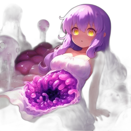 flower, creature, crown, dress transparent PNG cut-out