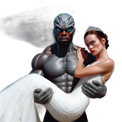 concept art, comic book art, fantasy art, photorealistic transparent PNG cut-out