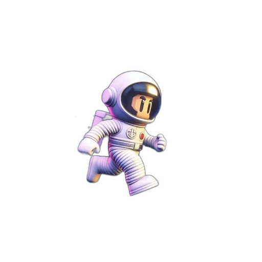 robot, jacket, staff, creature transparent PNG cut-out