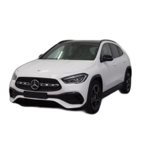 car, white, mercedes-benz, gla-class transparent PNG cut-out