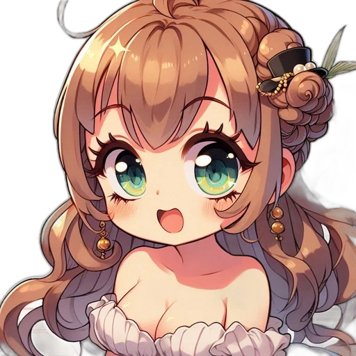 staff, crown, face, dress transparent PNG cut-out