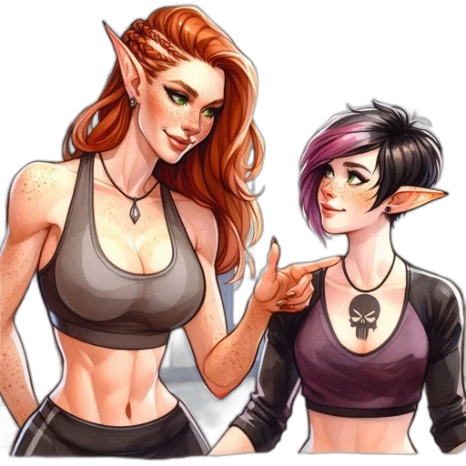 fantasy art, concept art, comic book art, pixel art transparent PNG cut-out