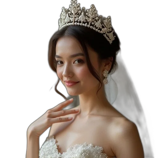 crown, jewelry, photorealistic, oil painting transparent PNG cut-out